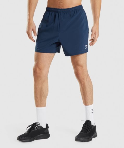 Men's Gymshark Arrival 5" Shorts Navy | CA 180A75